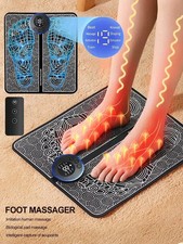 Foot Massager, pulse foot massage device, EMS physical therapy, acupressure f...
