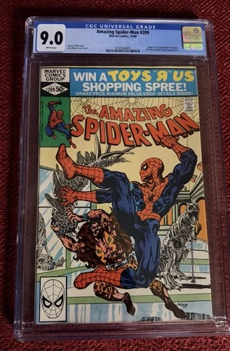 “Amazing Spider-Man” #209 Marvel 10/1980 1st App “Calypso” Kraven App CGC 9.0