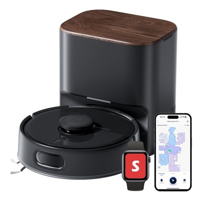 K11+ Robot Vacuum & Mop with Matter, 6000Pa Suction, 90-Day Hands-Free Self-E...