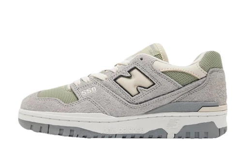 Scarpe da ginnastica NEW BALANCE 550 grigie taglia UK 5 nuove ORIGINALI PREZZO CONSIGLIATO £ 130 #d5