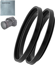  2PCS 39-46Mm Step up Filter Adapter Ring for 39Mm Camera Lens and for 46Mm Fil