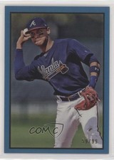 2019 Bowman Heritage Chrome Prospects Blue Refractor 59/99 Derian Cruz 0c2
