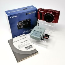 Canon PowerShot SX700 HS Red 16.1MP Digital Camera 30x Optical Zoom Lens w/Box