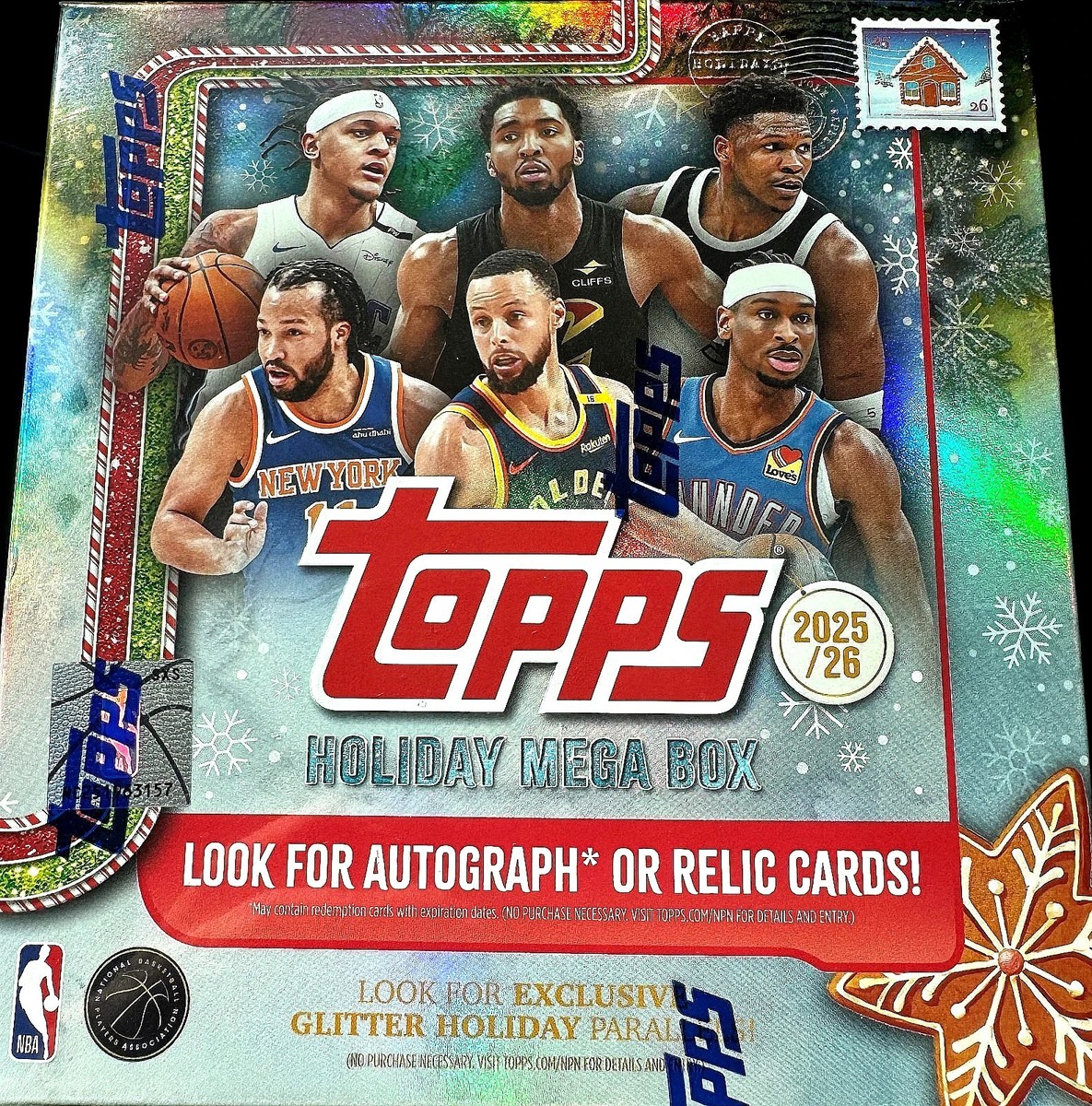 2025-26 Topps Holiday Basketball NBA Mega Box Factory Sealed | eBay