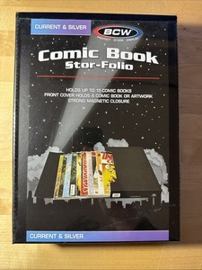 BCW Stor-Folio Comic Book Drop Back Portfolio Box - Black