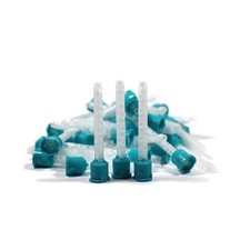 50Pcs/Pack Dental HP Teal 6.5 mm Mixing Tips For Heavy Body Impression Material