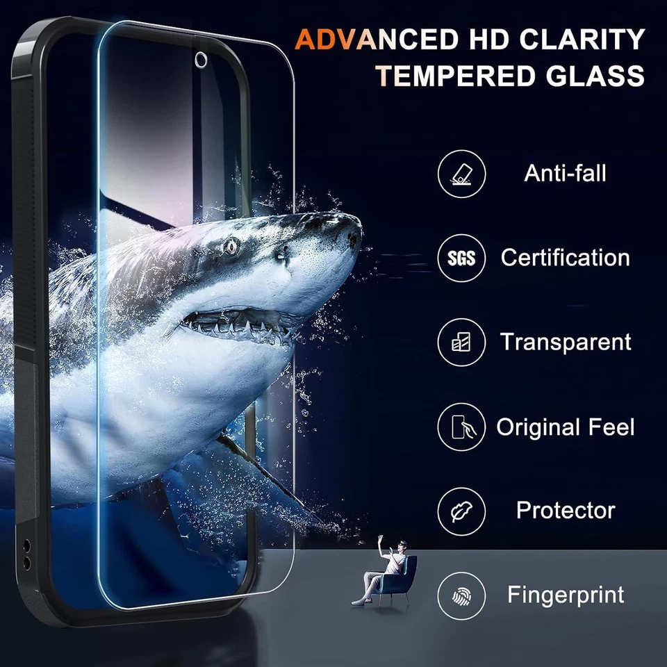 For Google Pixel 10/10 Pro XL Case Shockproof Phone Cover +Screen Glass Protect - Image 4 of 4