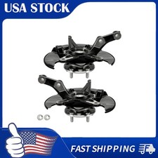 2pc Front Steering Knuckle Wheel Hub Bearing Fits 2006-2011 Honda Civic 1.8l