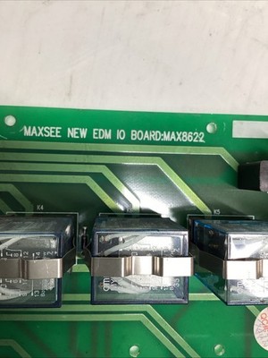 MAXSEE MAX8622 EDM IO Board Relay Control PCB U-001