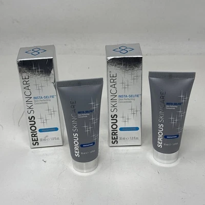 Lot of 2 Serious Skincare INSTA-SELFIE Skin Perfecting Concentrate 1oz NWB (121) - Image 1 of 4