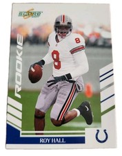 2007 Score #294 Roy Hall Rookie Indianapolis Colts NFL Football Card (G8. rookie card picture