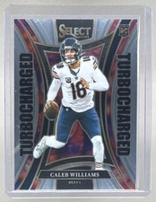 Caleb Williams 2024 Panini Select #11 Turbocharged Rookie RC