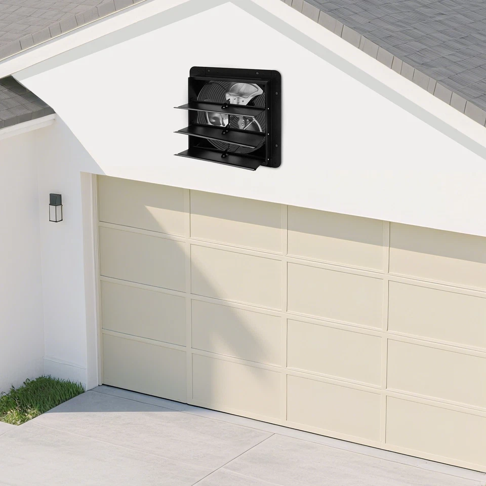 Ventilador de montaje en pared de 14 pulgadas, ventilador de ventilación y refrigeración, ventilador de escape montado en la pared Foto 2 de 4