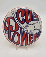 1969 Chicago Cubs Power Pin Desktop Decor Stand Large 6 inch. Baseball MLB