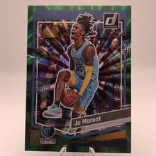 2023-24 Donruss Basketball Ja Morant No. 131 Green Laser Holo Memphis Grizzlies