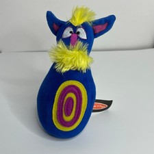 Melissa  Doug Plush Fuzzy Monster Bowling Blue Pin Replacement Plush Toy 7"