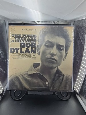 RARE! BOB DYLAN THE TIMES THEY ARE A CHANGIN LP CS 8905 2 EYE SM Repress VG+/VG