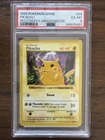1999 Pokemon Shadowless Pikachu Red Cheeks #58/102 PSA 6
