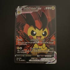 Pokémon CCG Yveltal Pikachu V Full Art Holo ...