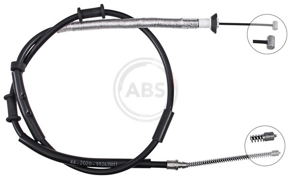 A.B.S.-OE K19977-OE Cable Pull, parking brake for FIAT