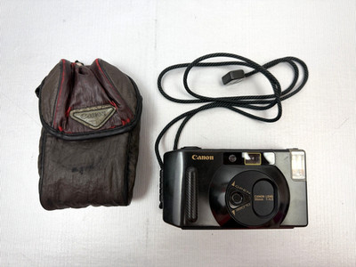 Canon Snappy S Fully Automatic Point & Shoot 35mm Film Camera Flash Case Tested