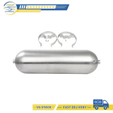 5 Port 3 Gallon Brushed 24" Seamless Spun Aluminum Air Ride Suspension Air Tank