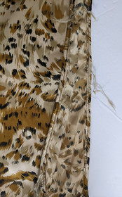 Vintage Robe Leopard Print Satin Kristine Tyler Animal Short Sexy Lingerie Vtg