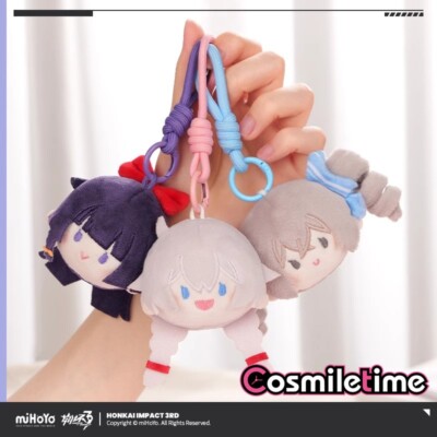 Official miHoYo Honkai Impact 3rd Kiana Kaslana Plush Doll Keychain Pendant YZ