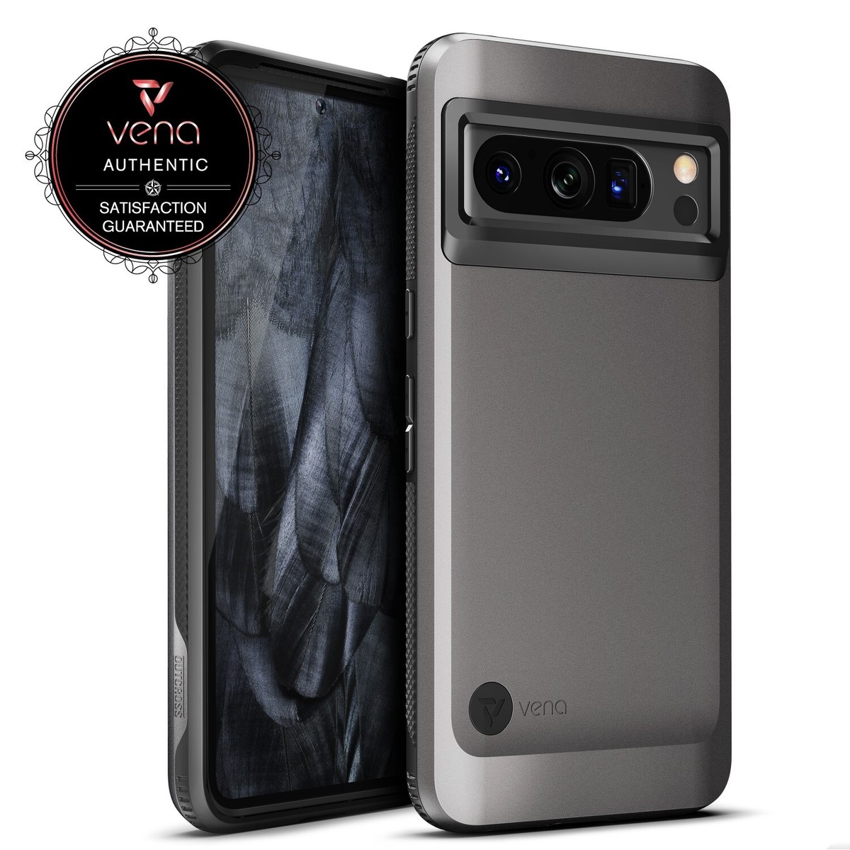 Vena Outcross Hybrid Case For Google Pixel 7 / 7 Pro - Shockproof, Dual Layer, Slim Fit, Raised Bezel