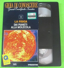 VHS film LA FISICA DAI PIANETI ALLA MOLECOLA Gioia di conoscere 2 (F195) no dvd