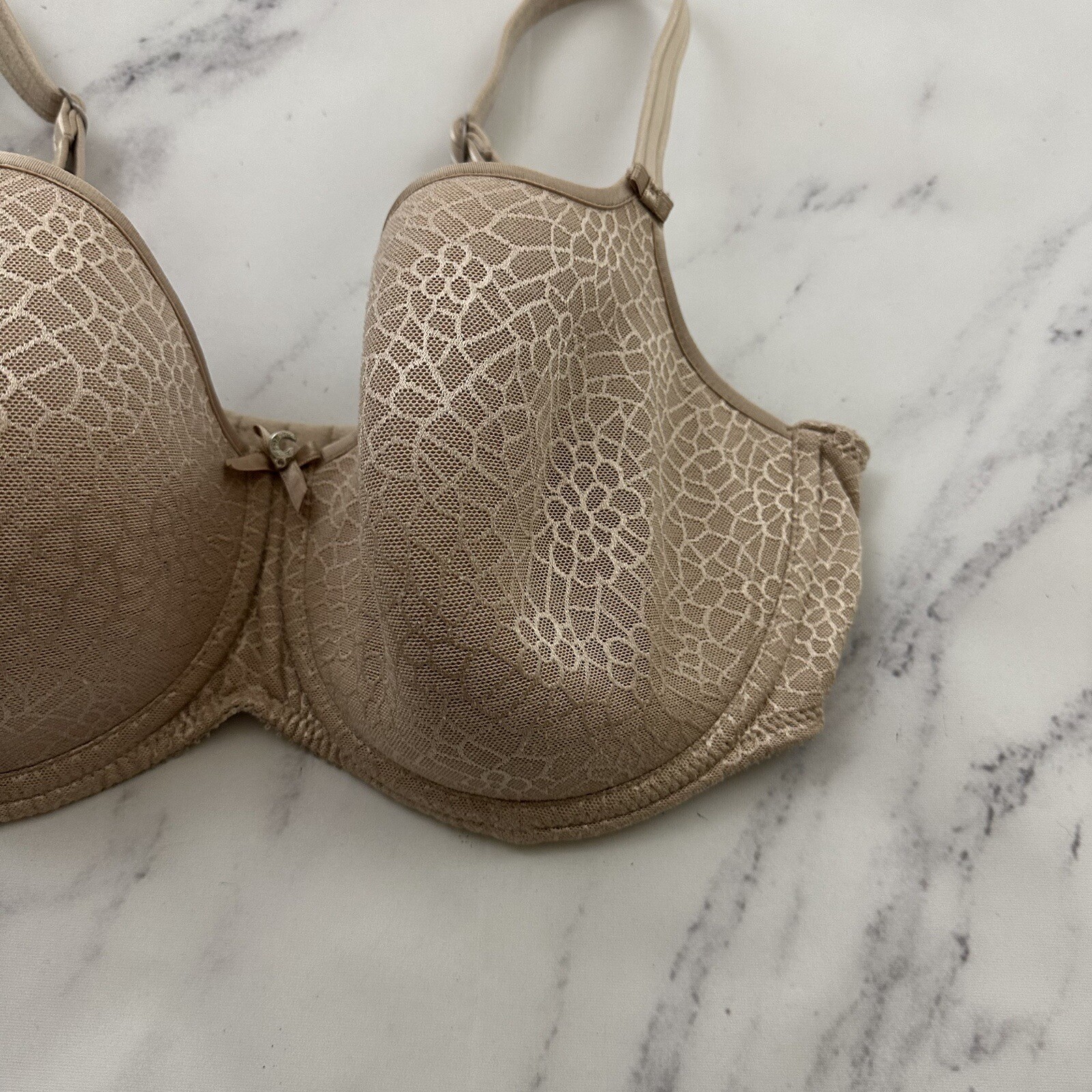 Chantelle C Magnifique Bra Size 32 DDD Nude Beige Und… Gem
