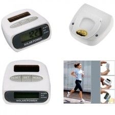 Podomètre Numérique À Énergie Solaire Pour Sport Fitness Running Compte Calories