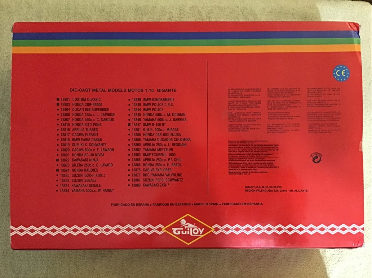 RARE Guiloy HONDA NIVEA RC-30 VFR750R Racing 1/10 Scale Motorcycle