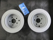 ATE Brake Disc pair, Solid, Coated, 24.0110-0384.1, 410384,OEM 26700FJ000 subaru
