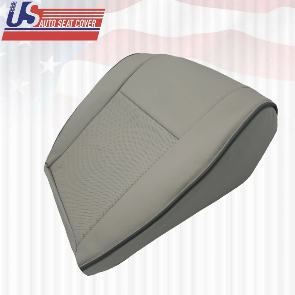 Cubierta de asiento de cuero inferior bronceada para Jeep Grand Cherokee Overland 2008 2009 para conductor Foto 3 de 4