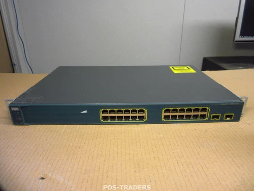 Cisco WS-C3560-24TS-S V01 - 3560-24 Catalyst 24x 10/100 2x SFP Switch INCL EARS