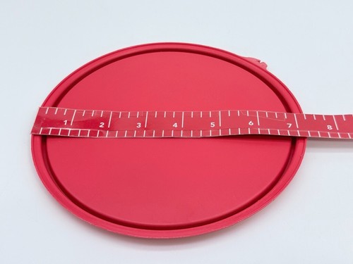 Red 6-3/4" 7-1/8" Tupperware REPLACEMENT LID 228 for 235 Canister 265 271 2520A - Picture 2 of 2