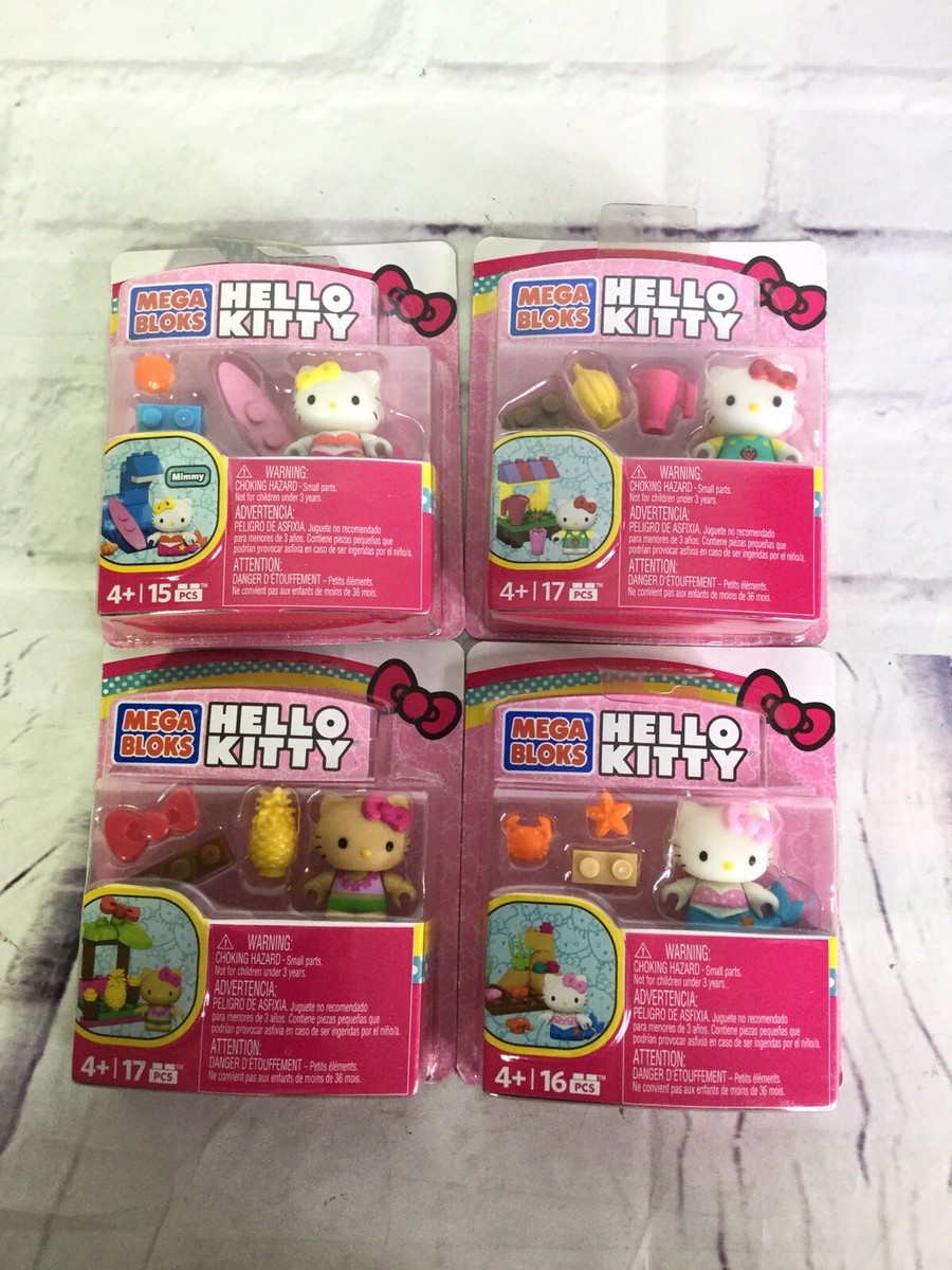 Mega Bloks Hello Kitty Tiki Surfing Mimmy Mermaid Summer Series