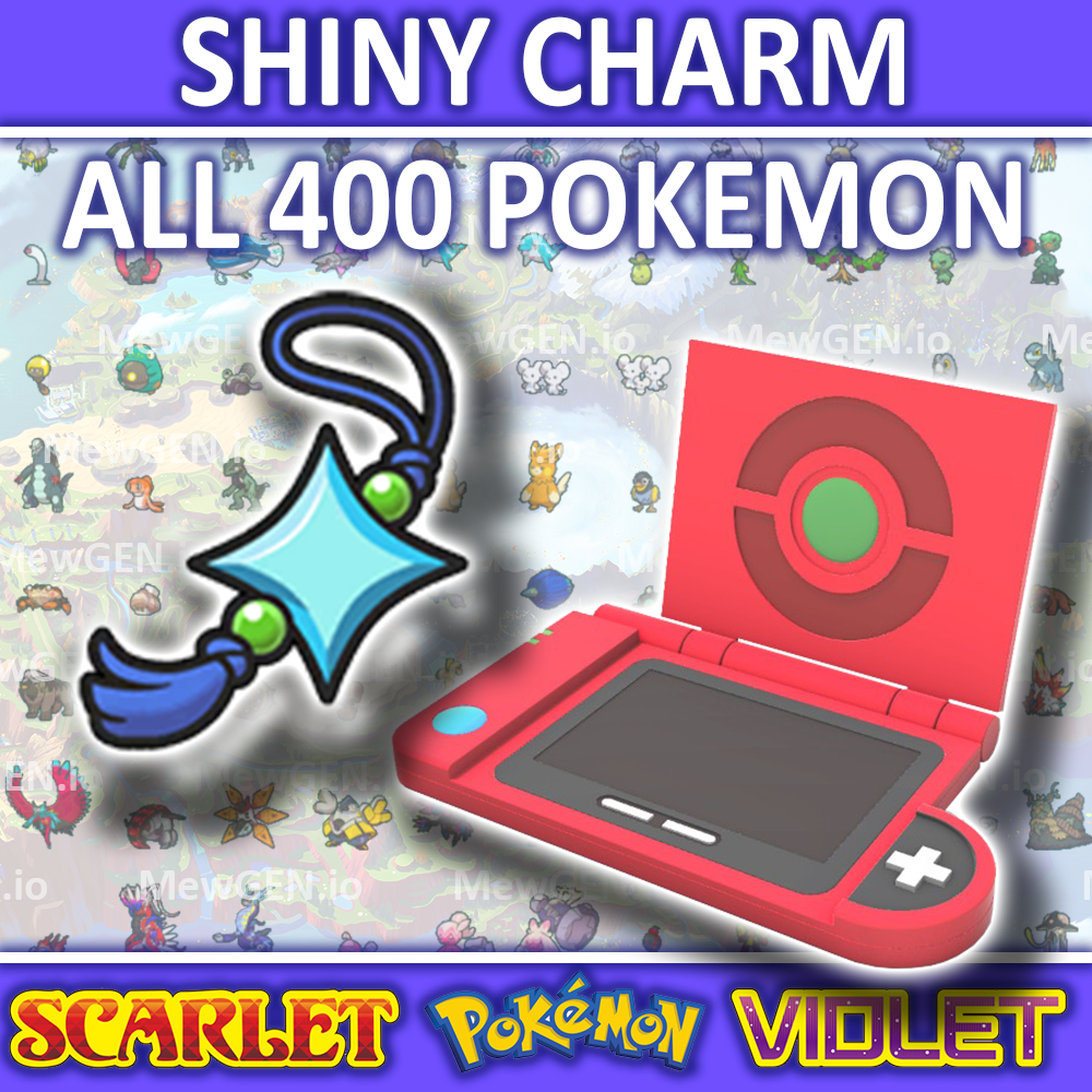 Pokemon X & Y - National Pokedex Completed All 721 Pokemons + Shiny & Oval  Charms 