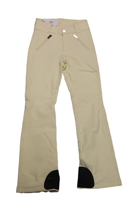 Bogner HAZE Womens Ski Pants Cream Beige Black Size 40 M L NWT