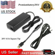 AC Adapter For Lenovo ThinkPad 20V 4.5A 90W Laptop Charger Power Supply Cord US