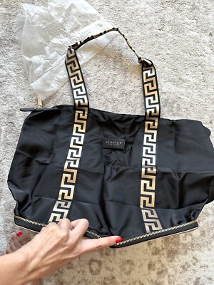 Versace Parfums Folding Bag for Woman Gym shoulder Weekend Bag W