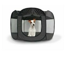 Furhaven 23.5" Portable Mesh Pet Play Pen Large VVV 