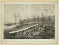 8" x 10" Photo Charge of the first brigade, commanded by Col. M.B. Walker