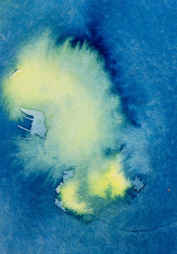 Aquarell Abstrakt Lyrische Komposition Arnold Blome Monogramm Norddeutsch - Picture 3 of 5