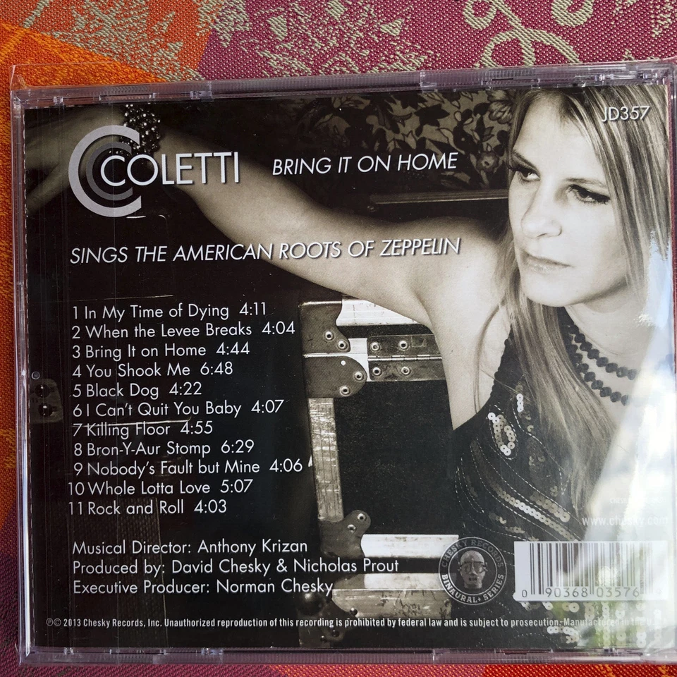 C.C. COLETTI : Bring It On Home - American Roots of Led Zeppelin - Chesky - mint - Bild 2 von 2