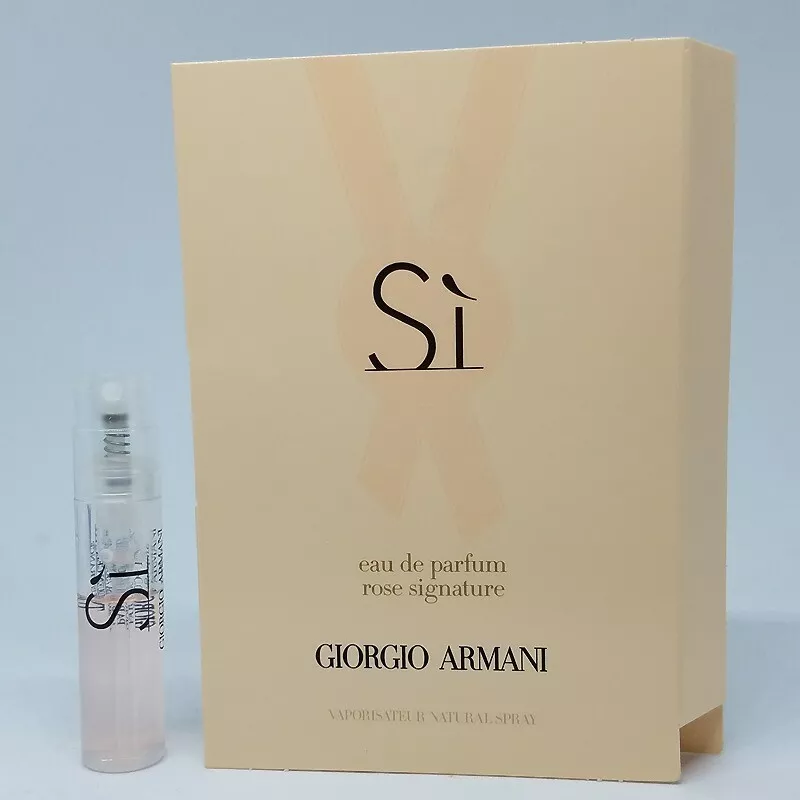 Produktion lager Styrke SI ROSE SIGNATURE Giorgio Armani 0.04 oz (1.2 ml) EDP Vial Spray Sample |  eBay