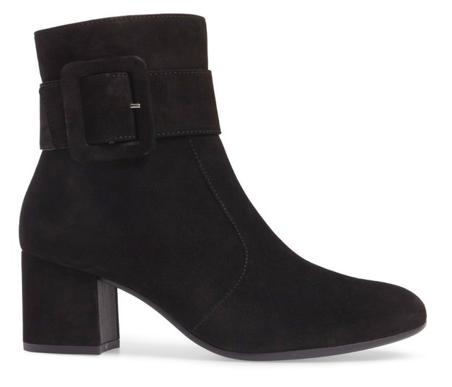 black buckle ankle boots uk