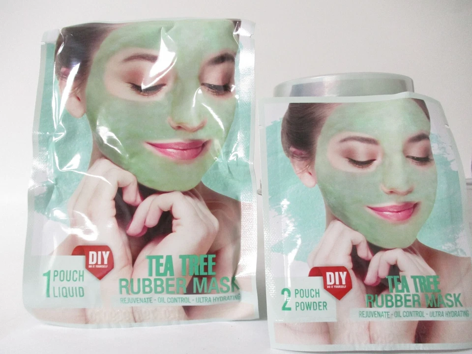 Máscara de goma Lindsay Home Esthetics Tea Tree 5,04 oz (paquete de 2 cada uno = total de 4) Foto 3 de 3