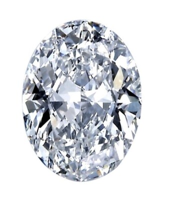 Fiery GRA Certified Loose Moissanite Oval Cut Shape Stones D VVS1 All Sizes